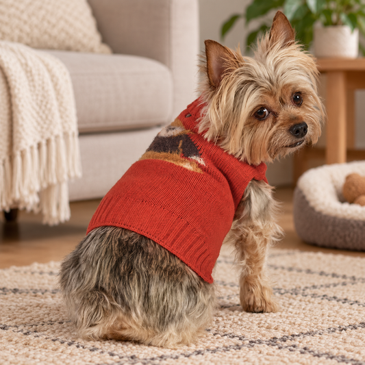 Teddy Bear Knit Pet Sweater