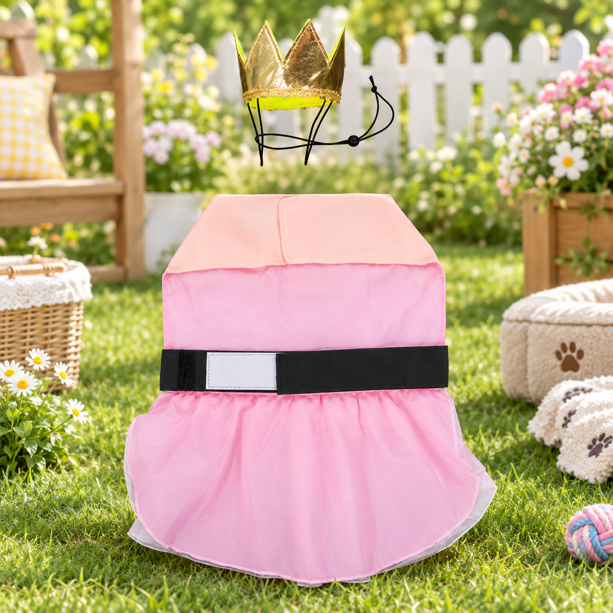 Pink Princess Halloween Dog Costume