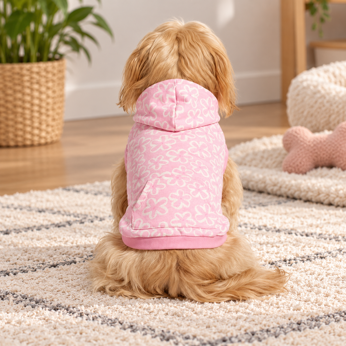 Tropical Floral Dog Hoodie