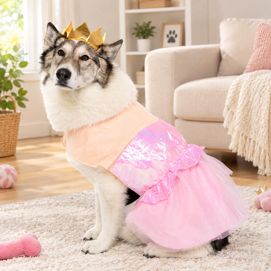 Pink Princess Halloween Dog Costume